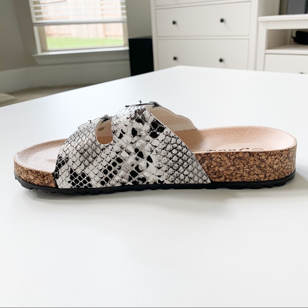 Forever Snake Print Sandals - Picture 3 of 7